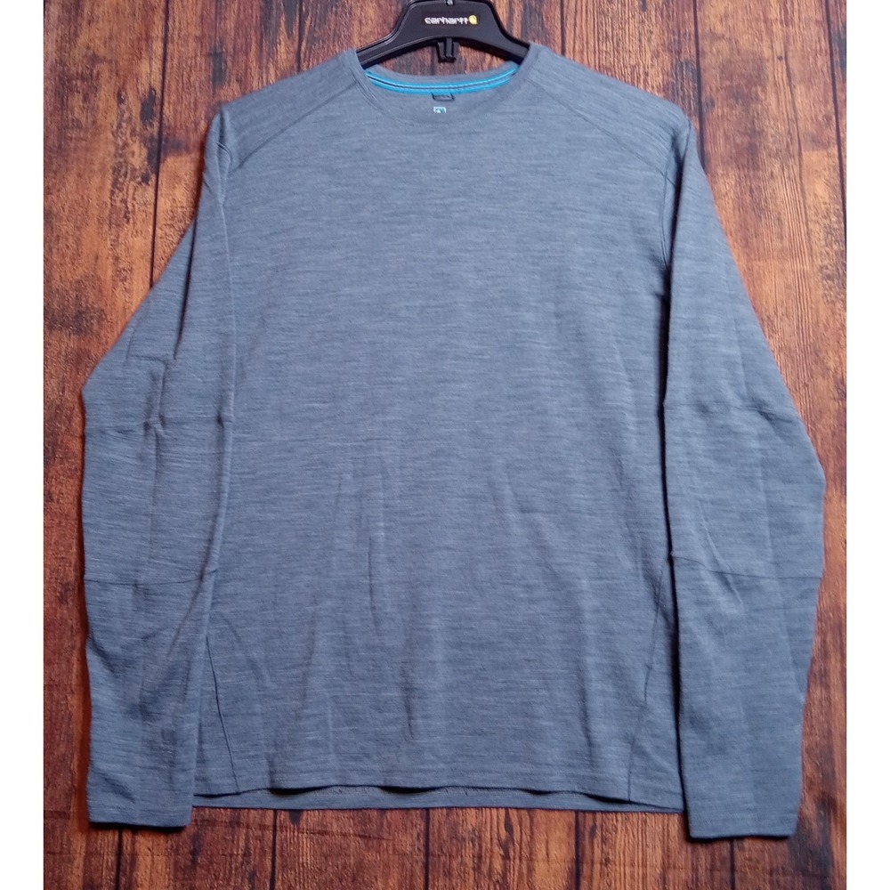 Kuhl Invigoratr Crew Long Sleeve Base Layer Merino Men's XL Gray
